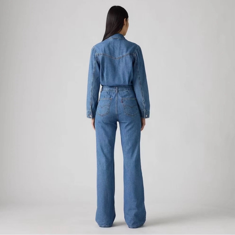 Levi's Blue Denim Jumpsuit - Picture 2 of 4